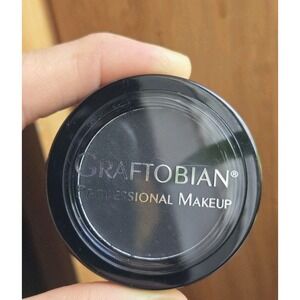 Graftobian Jet Black Cake Eyeliner Water-Activated Smudge Proof Pressed Powder